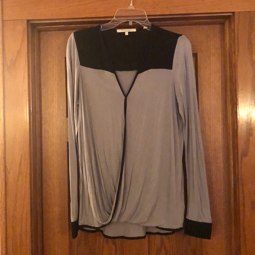 Silk Wrap Top (L)